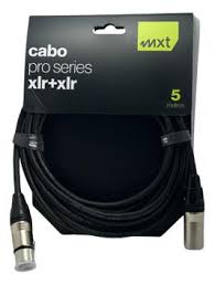 Cabo MXT XLRxXLR Pro Series 5m Emborrachado 8.1.113