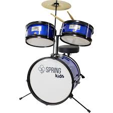 Bateria Infantil Spring Kids SPK15 Azul