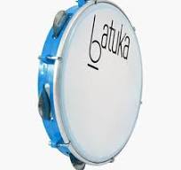 Pandeiro Luen Batuka 10 Pele Leitosa Colorido