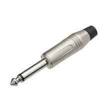 Plug P10 Metal MXT Mono Preto Prata Ponta Cobre P04BC-NC1 64.1.536