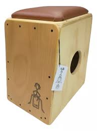 Cajon Alle CAJ002 Eletroacústico Inclinado Marchetiado