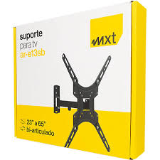 Suporte TV MXT AR-E13SB Parede Bi-Articulado 23 a 65 30kg 28.37.524