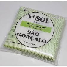 Corda Violao Nylon 3a São Gonçalo IZ-56 Sol