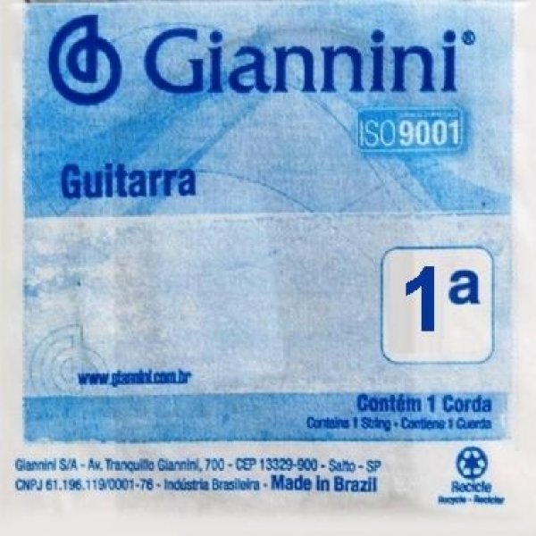 Corda Guitarra 1a Giannini GEEGST10.1 010 7021