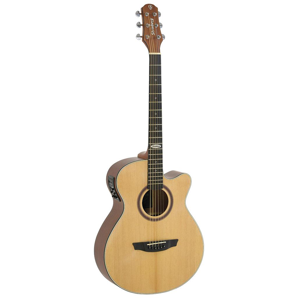 Violao Strinberg SA200C Artistico Cutaway Eletroacústico Aço Natural Satin Afinador