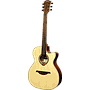 Violao Lag Tramontane T88ACE CTW Auditorium Cataway Eletroacustico Aço Natural Tampo Maciço Afinador