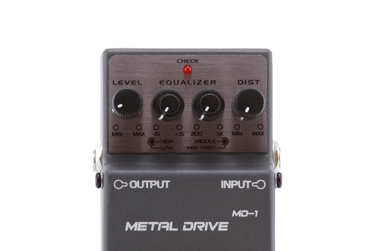 Pedal de Efeitos Guitarra Waldman Metal Drive MD-1