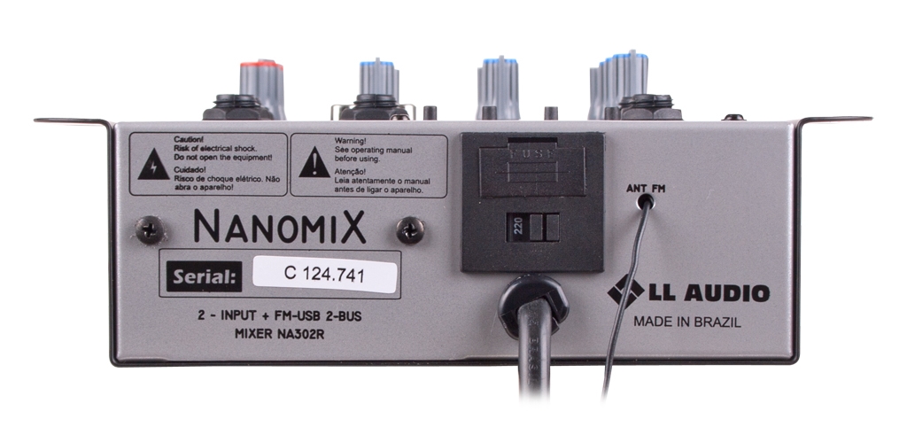 Mesa LL Audio Nanomix NA302RBT 2 Canais