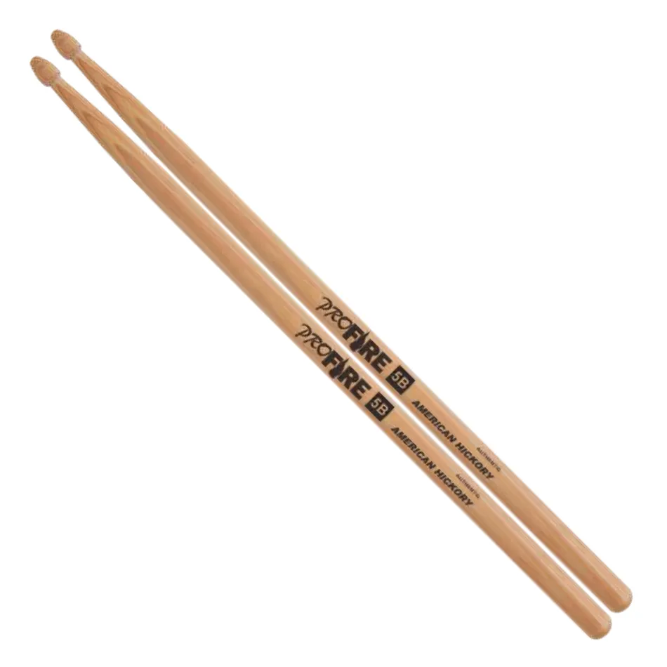 [26575] Baqueta Spanking 5B Ponta de Madeira Natural Hickory