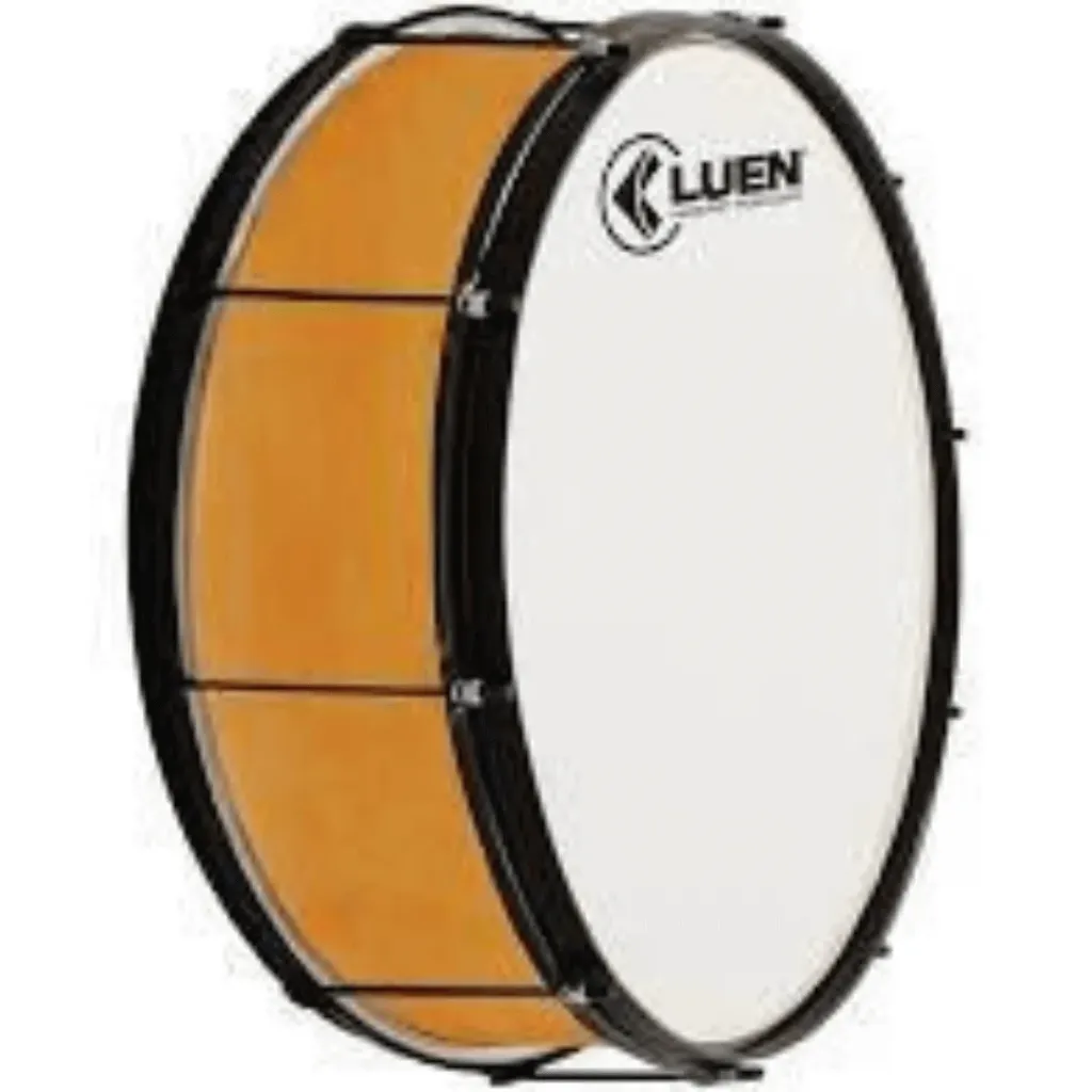 Zabumba Luen 20x18 Folheado Verniz Pele Leitosa 8 Afinaçoes