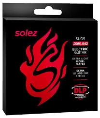 Encordoamento Guitarra Solez SLG9 GA 09 DLP