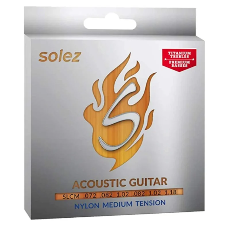 [26586] Encordoamento Violao Nylon Solez SLCM Medium Tension