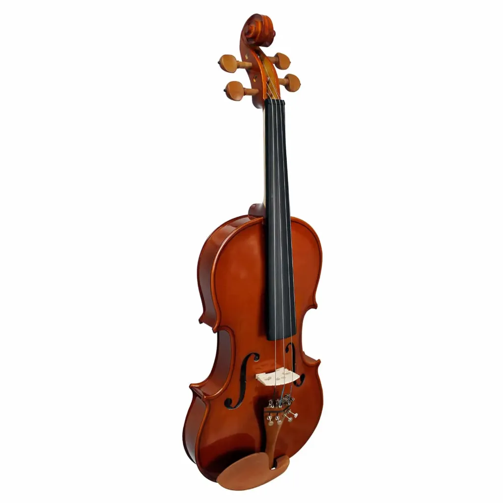 [26591] Violino Giannini GVL 4/4 Natural Brilhante Com Case