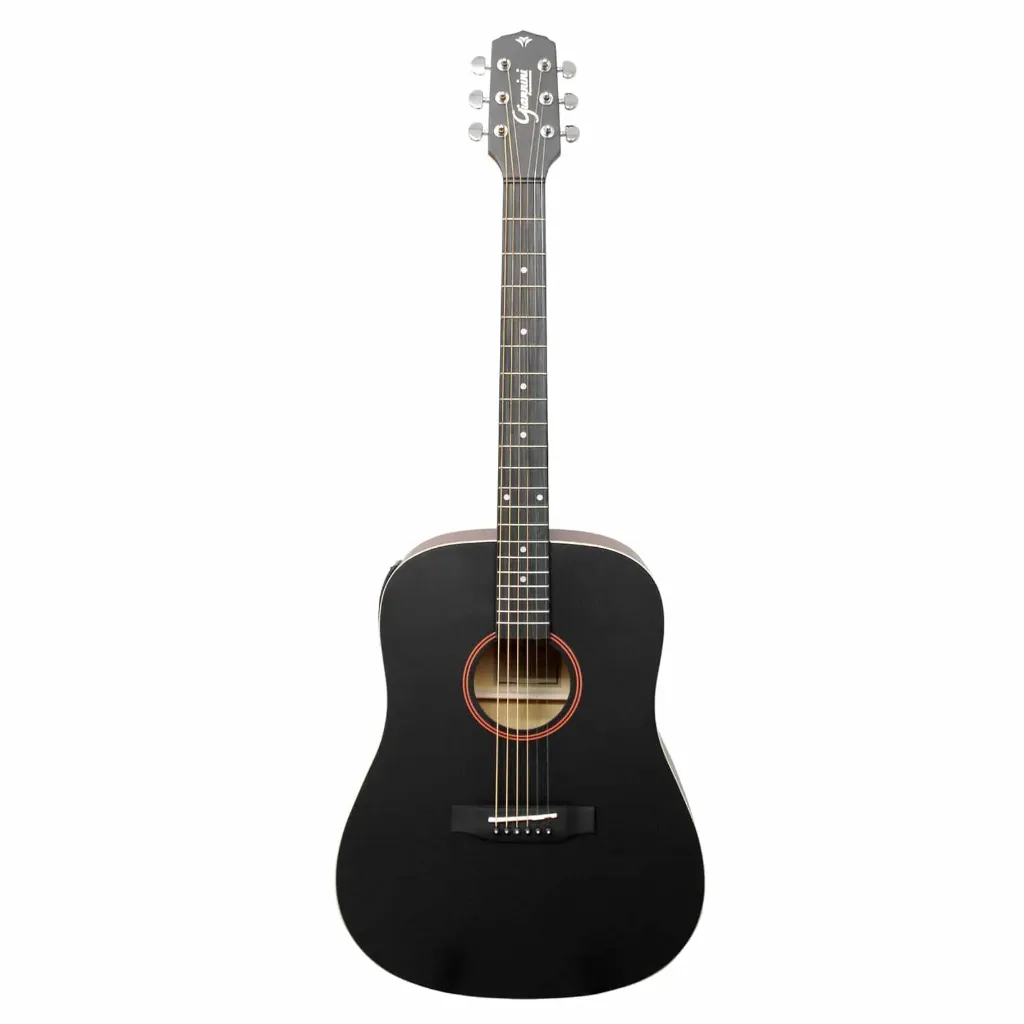 Violao Giannini Performance GD-1 EQ CTBK Dreadnought Eletroacustico Aço Color Top Black (CTBK) Afinador