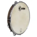 Pandeiro Luen 10 Formica Imbuia Pele Animal Guetto Afinaçao Simples