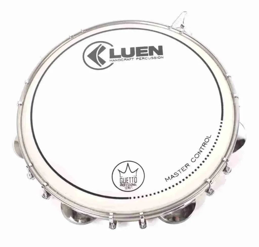 [26657] Pandeiro Luen 10 Imbuia Pele Master Guetto Afinaçao Dupla 