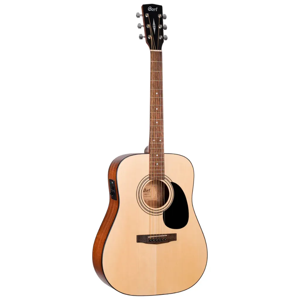 [26678] Violao Cort AD 810-E OP Folk Eletroacustico Aço Natural Fosco Afinador