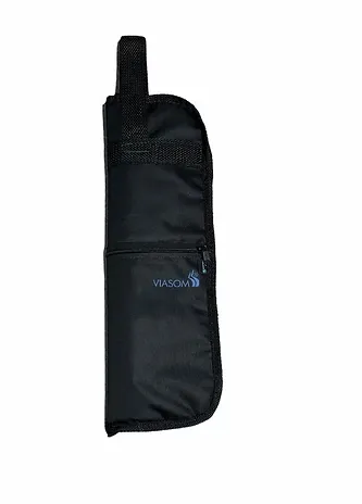 [26756] Porta Baquetas Viasom Luxo Premium Bege C118L/B Com Logo Wanger