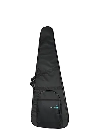 [26758] Capa Guitarra Viasom C106L/B Luxo Premium Bege Com Logo Wanger