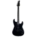 Guitarra Seizi Fun Vintage Budokan Multismart Superstrato Efeitos Metallic Black Com Bag
