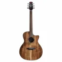 Violao Seizi Ryu Kaizen Grand Auditorium Cutaway Eletroacustico Koa Satin Supreme Afinador Com Bag