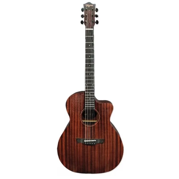 [26786] Violao Tagima Dallas Gran Reserva NTOP Grand Auditorium Cutaway Eletroacustico Aço Sapele Afinador