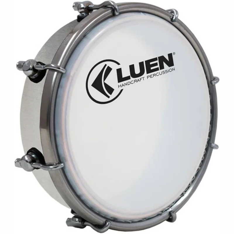 [26818] Tamborim Luen Guetto 6 Aluminio Pele Leitosa