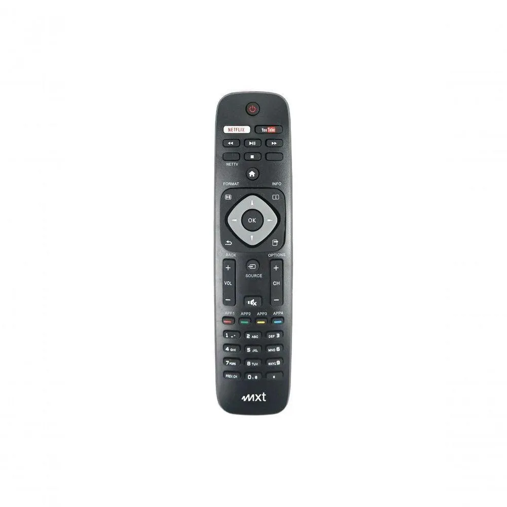 Controle Remoto TV Philips MXT Smart Led 4K Netflix e Youtube 23.1.1390