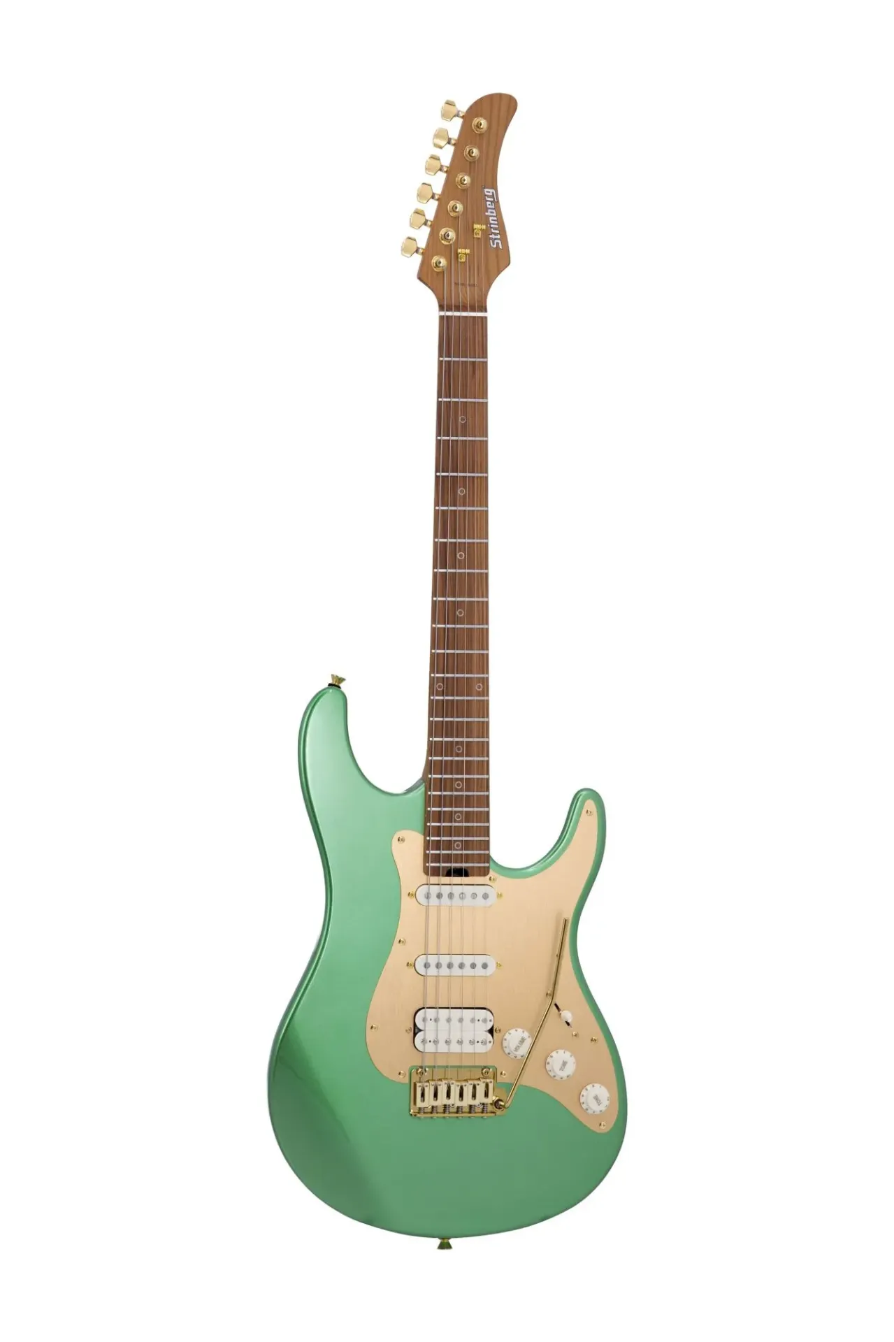 Guitarra Strinberg SGS500 MGR Stratocaster Metallic Green (MGR) Com Capa