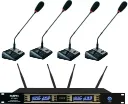 Microfone Sem Fio KSR Pro KT4 Quadruplo Gooseneck