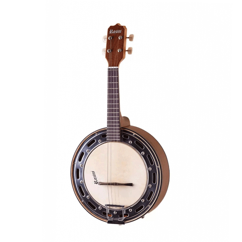 [26868] Banjo Rozini RJ09. EL.F Estudante Eletroacustico Fosco Imbuia