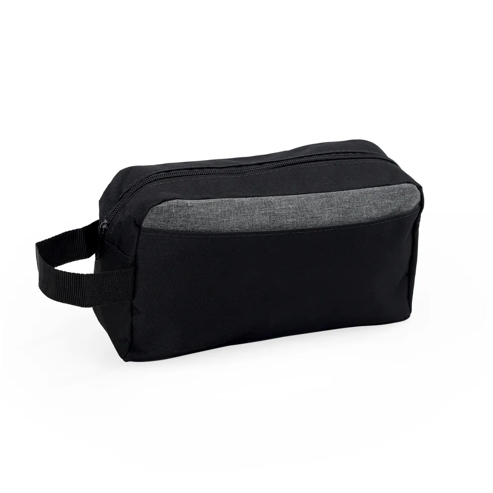 [26895] Necessaire Viassom Preta Com Logo Wanger