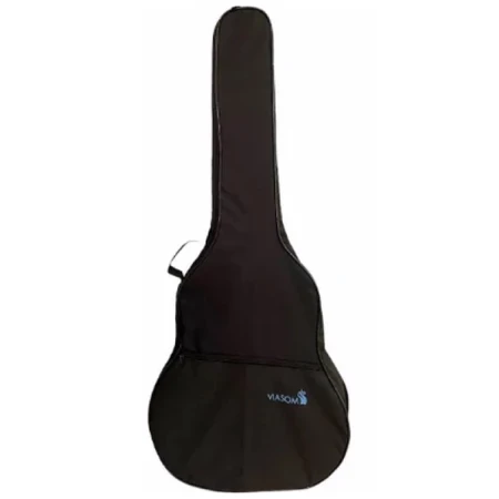 [26897] Capa Violao Classico Viasom C101S/N Simples Preta Com Logo Wanger