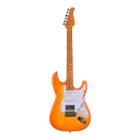 Guitarra Seizi Fun Vintage Budokan HSS Superstrato Honeyburst / Pearl White Com Bag
