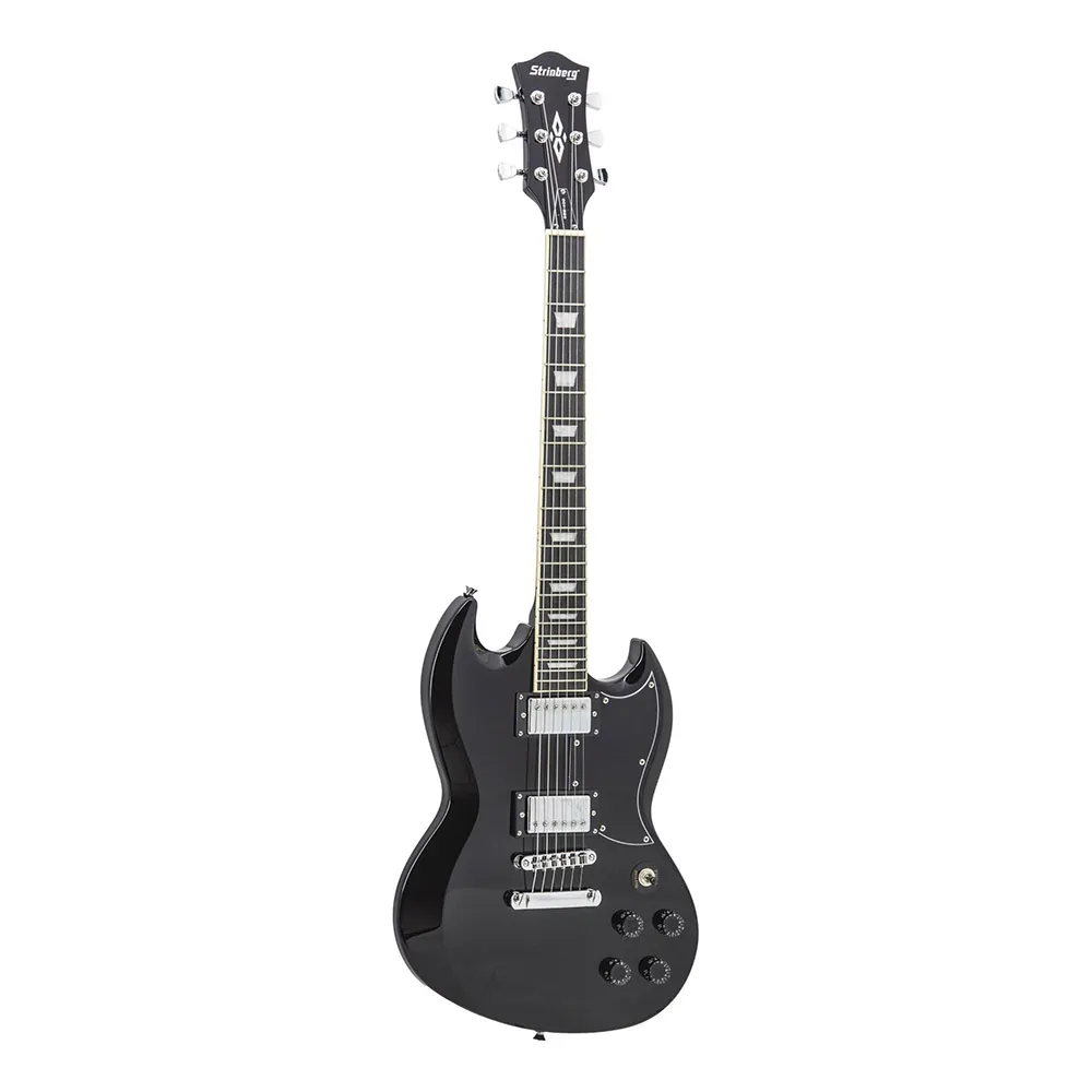 [26932] Guitarra Strinberg GSS400 BK HH Double Cutuway Preta
