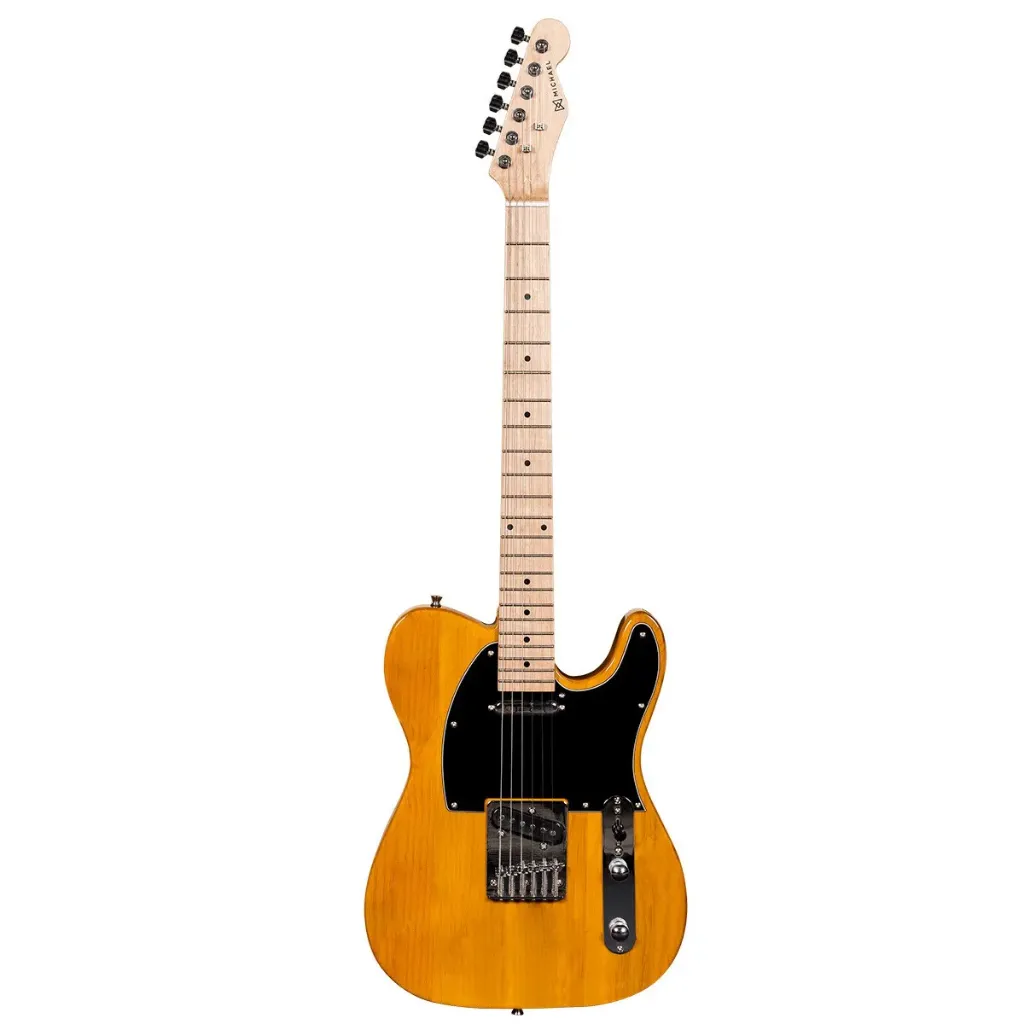 [26935] Guitarra Michael GMT132 AMB Retrosul Telecaster Laranja Amber
