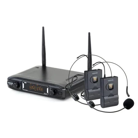 [26953] Microfone Sem Fio Vokal VS148DH Duplo Headset