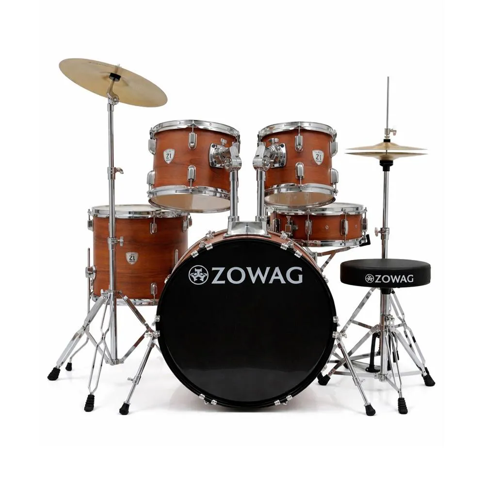 Bateria Acustica Zowag Z1 Compacta Dark Wood