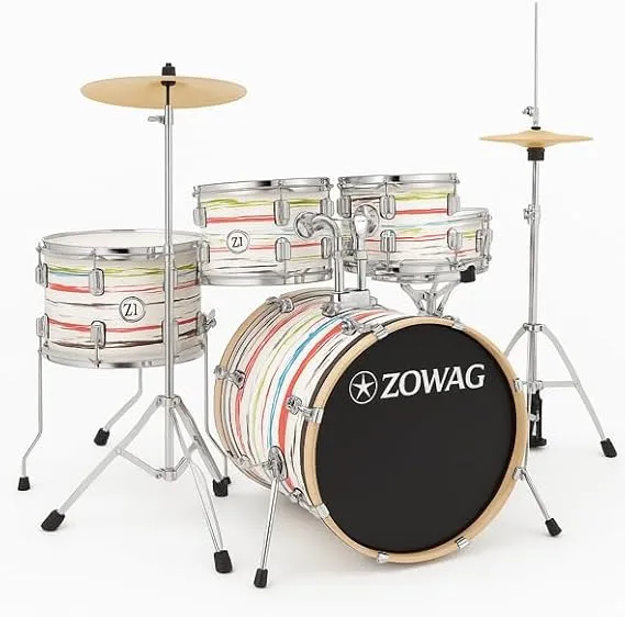 [26960] Bateria Acustica Zowag Z1 Compacta White Funny 2