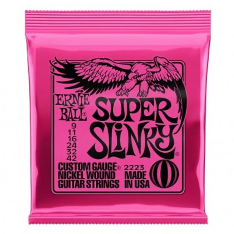 Encordoamento Guitarra Ernie Ball 09 Niquel Super Slinky