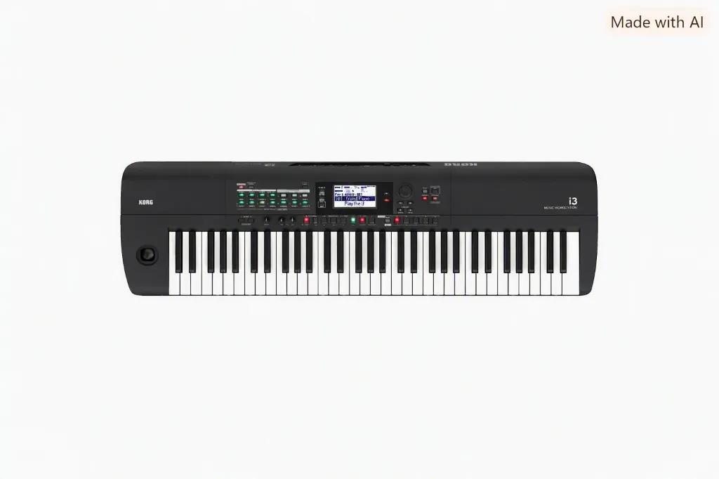 Teclado Eletronico Korg Workstation i3Ms 61 Teclas