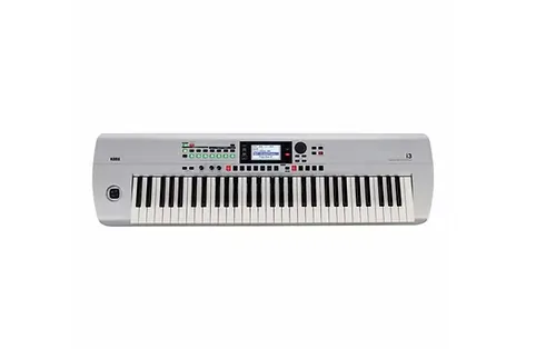 [26988] Teclado Eletronico Korg Workstation i3Ms Prata 61 Teclas