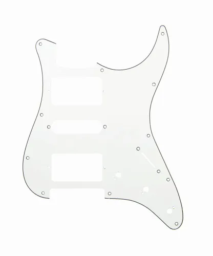 [26994] Escudo Guitarra Strato Strinberg PKG HSH Branco