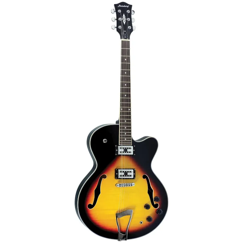 [26997] Guitarra Strinberg SJS350 SB Semi Acustica Sunburst