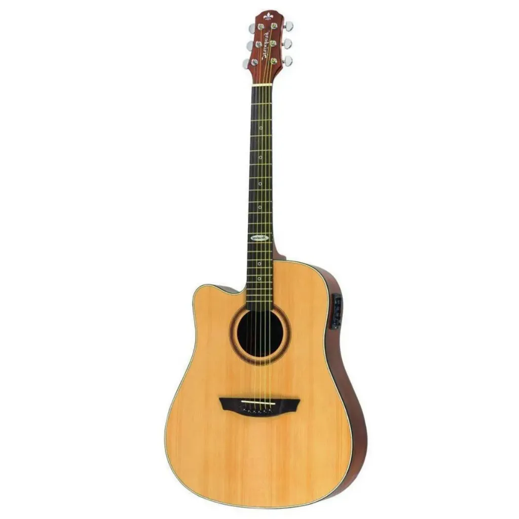 [27002] Violao Strinberg SD200C NS LH Artistico Folk Cutaway Eletroacustico Aço Canhoto Natural Satin Afinador