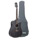 Violao Strinberg LE50C TOS London Folk Cutaway Eletroacustico Aço Tobacco Satin (TOS) Tampo Maciço Afinador Com Bag