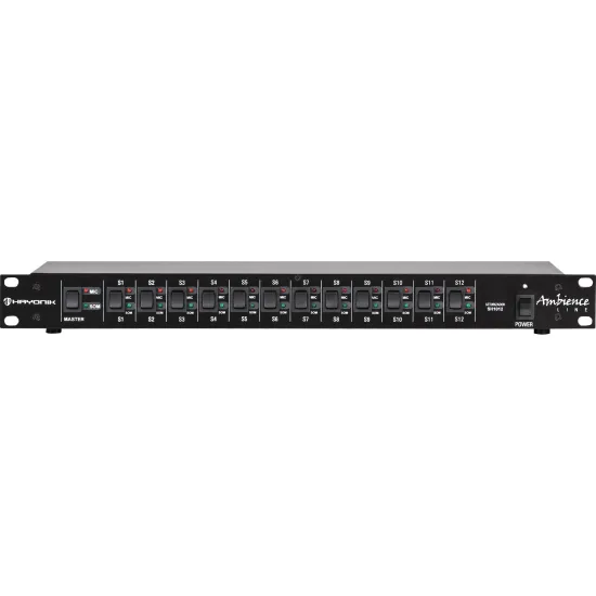 Setorizador de Audio Hayonik Ambience Line SH-1012 Preto