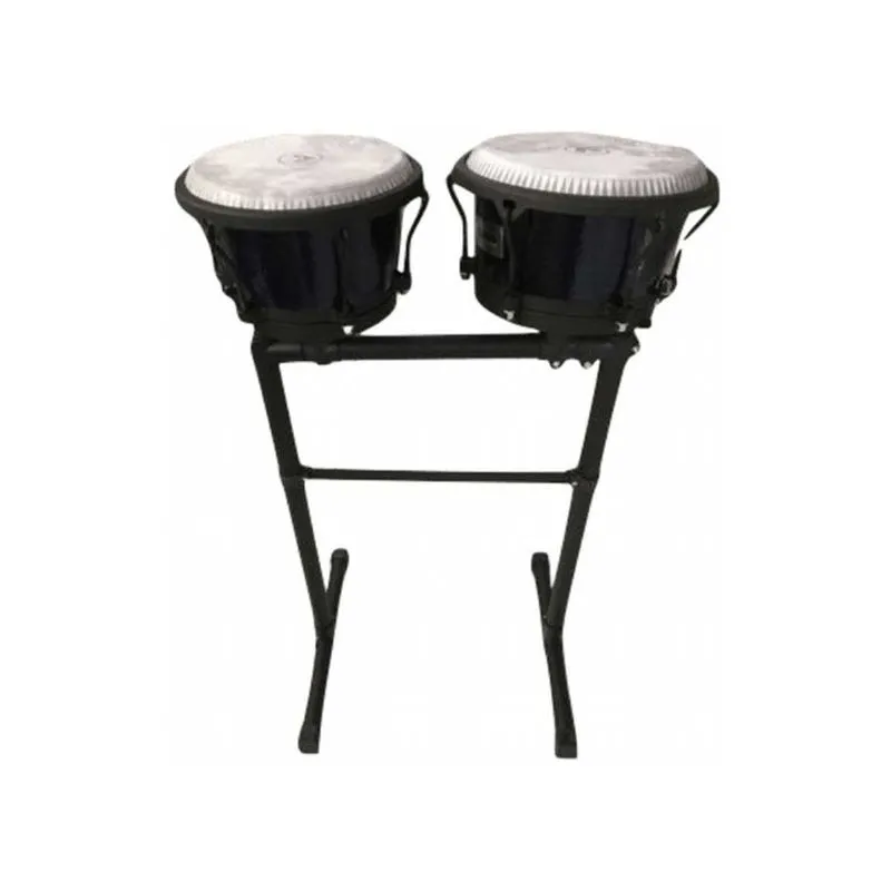 Conga Luen Slim Compacta 10 e 11 Pele Sintetica Com Rack Black Sparkle Par