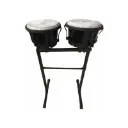 Conga Luen Slim Compacta 10 e 11 Pele Sintetica Com Rack Black Sparkle Par