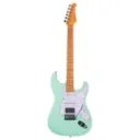 Guitarra Seizi Fun Vintage Budokan HSS Superstrato Surf Green Verde Com Bag
